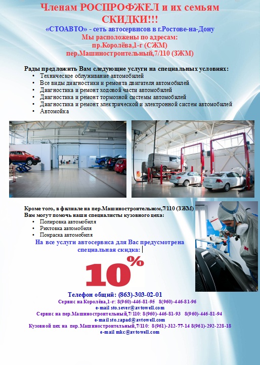 Автосервис ростов на дону адреса